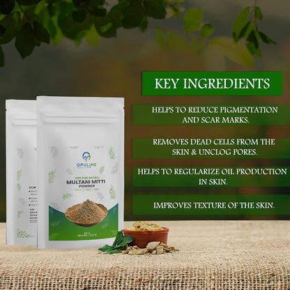 Natural Multani Mitti | Bentonite Clay | For Reducing Oiliness and Acne| Face Pack| 200g