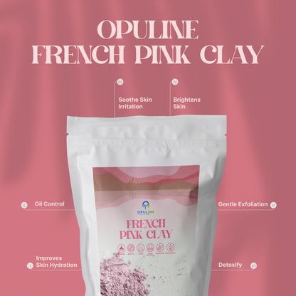French Pink Clay for Healthy and Glowing Skin | 200 grams