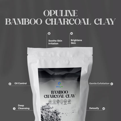 Bamboo Charcoal Clay for Healthy and Glowing Skin | 200 grams