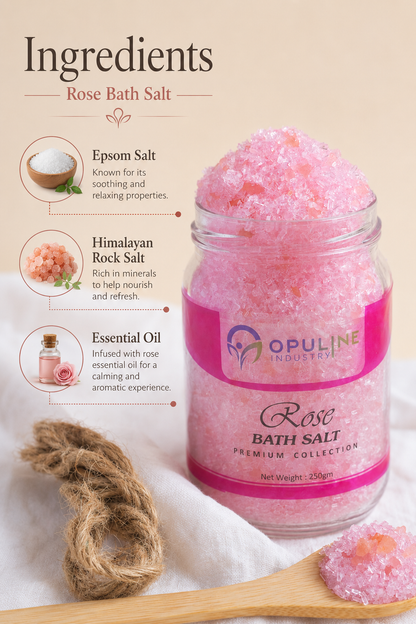Rose Bath Salt | 250 grams