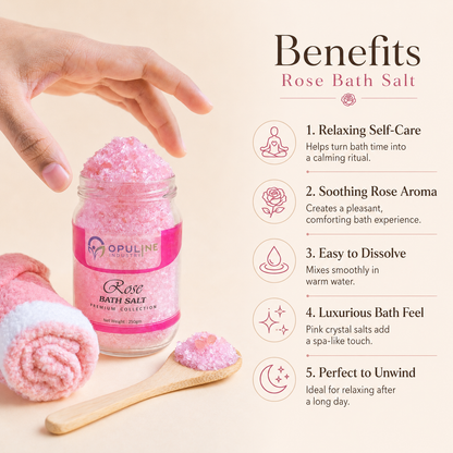Rose Bath Salt | 250 grams