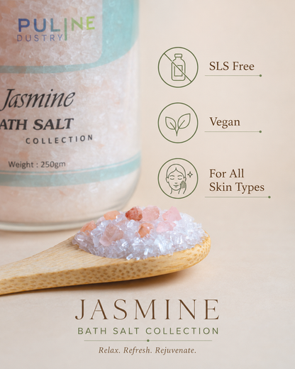 Jasmine Bath Salt with Epsom Salt | 250 grams