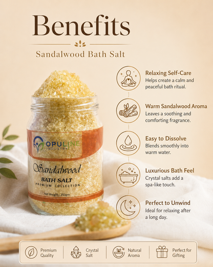 Sandalwood Bath Salt | 250 grams