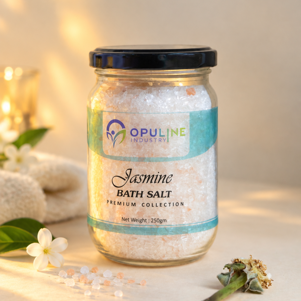 Jasmine Bath Salt with Epsom Salt | 250 grams