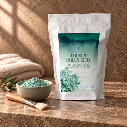 French Green Clay for Healthy and Firm Skin| Face Mask to Detoxify and Oil Free Skin