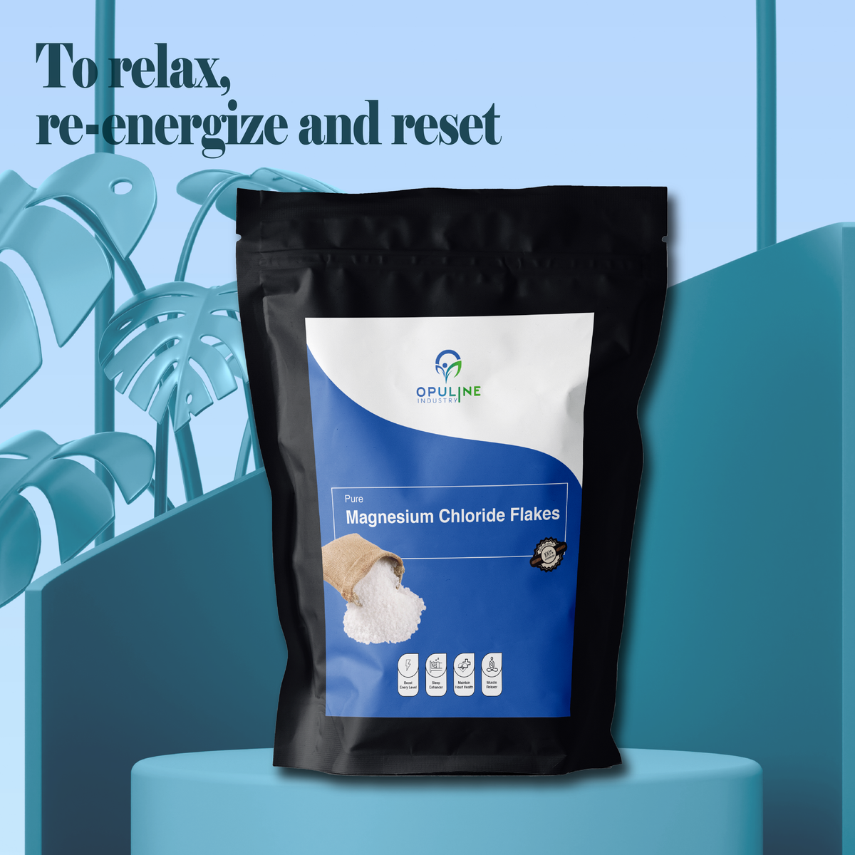 Pure Magnesium Chloride Flakes | 250 grams