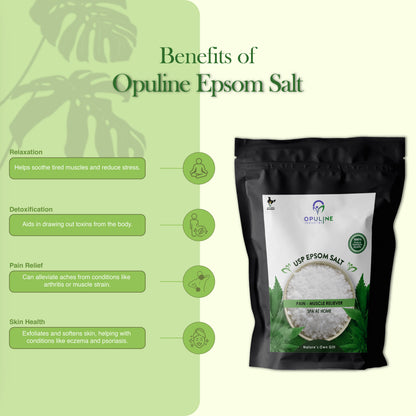 Pure Epsom Salt Crystal for Bath and Foot Soak