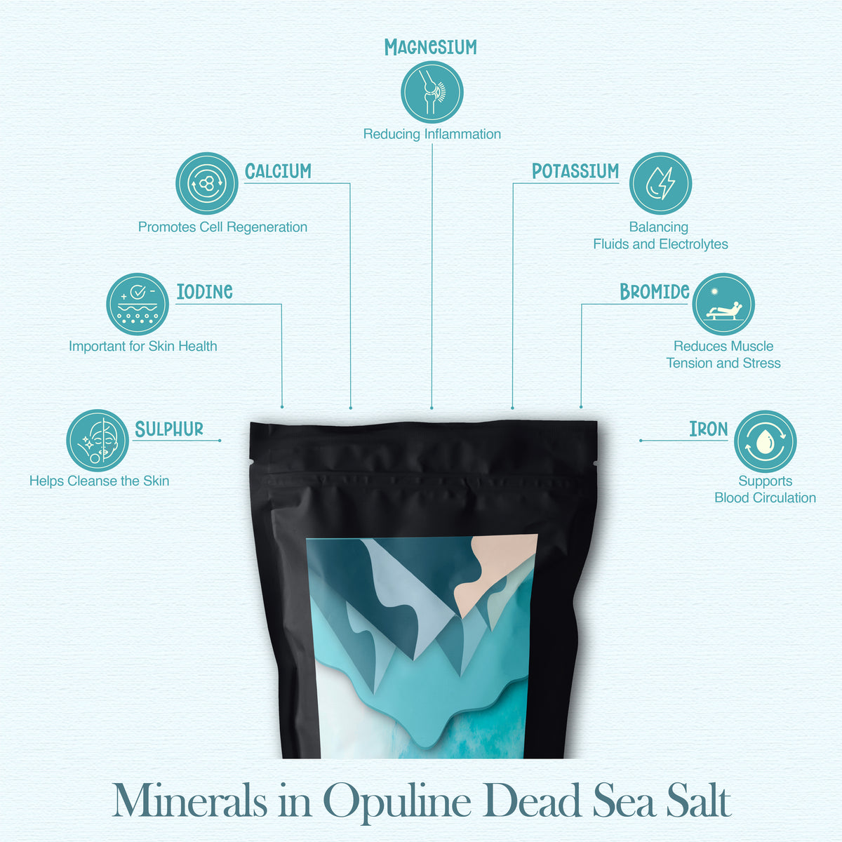 Dead Sea Salt for Bath Soak | 500 grams